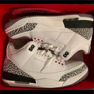 Jordan Retro 3 NRG White Cement Free Throw Line